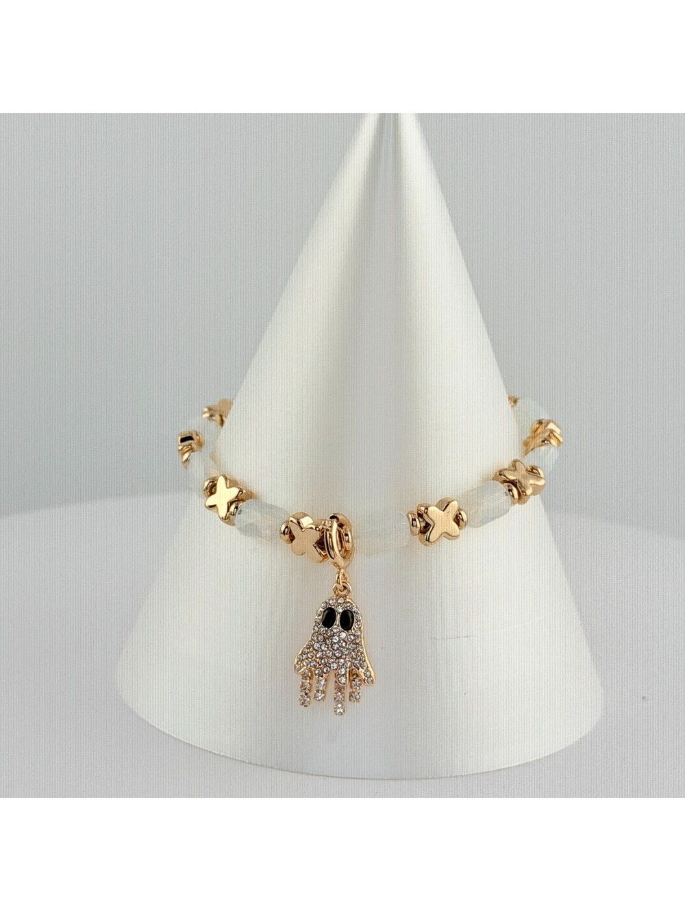 Bomb Party Single Stack Bracelet - on Yellow Gold #77